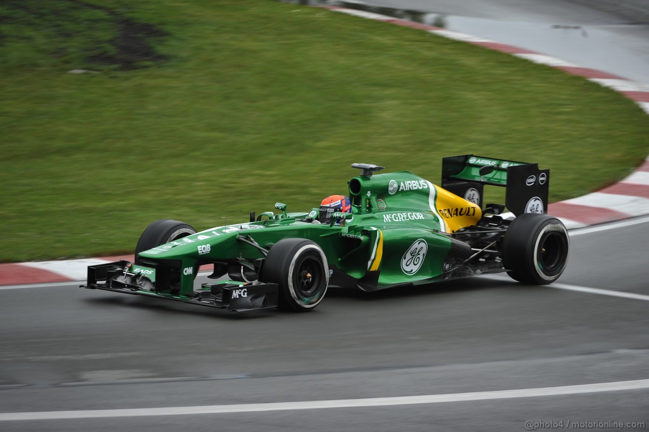 GP CANADA, 07.06.2013- Prove Libere 1, Alexander Rossi (USA) Caterham F1 Team CT03 3rd driver