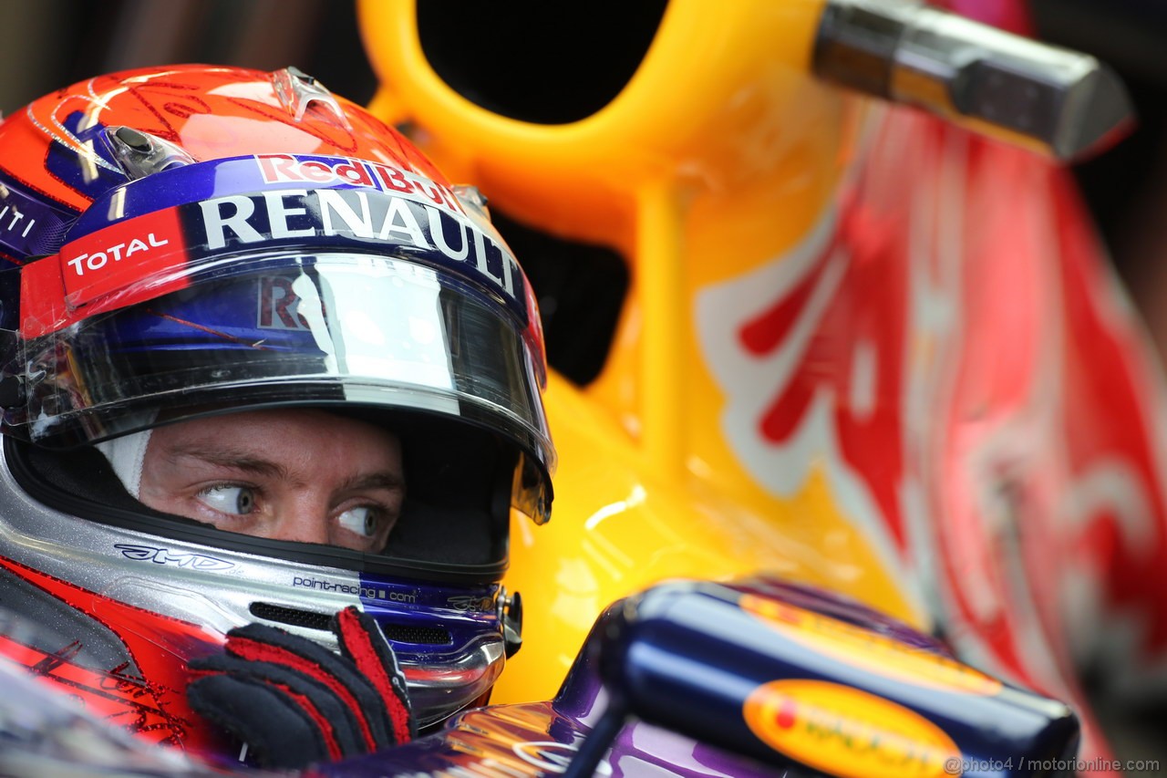 GP CANADA, 07.06.2013- Prove Libere 1, Sebastian Vettel (GER) Red Bull Racing RB9 