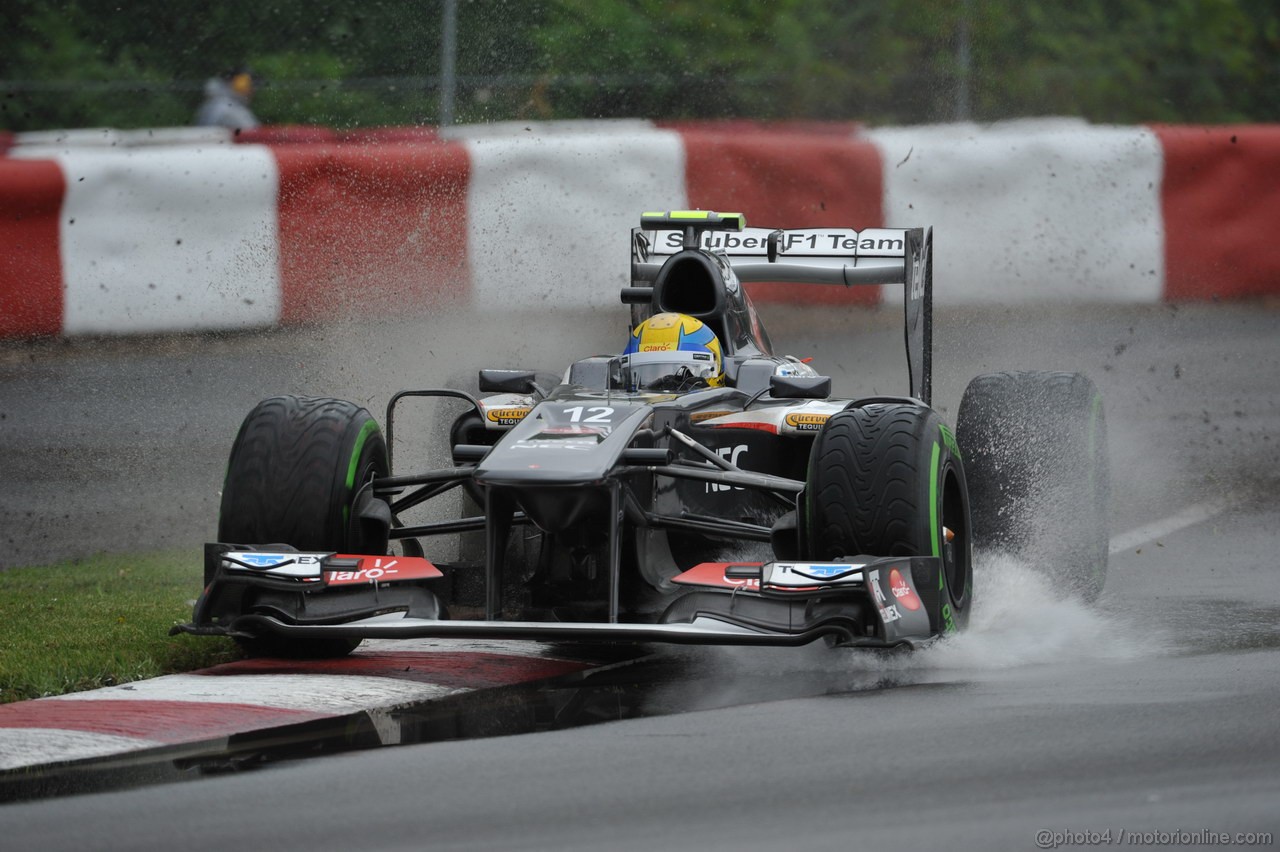 GP CANADA, 07.06.2013- Prove Libere 1, Esteban Gutierrez (MEX), Sauber F1 Team C32