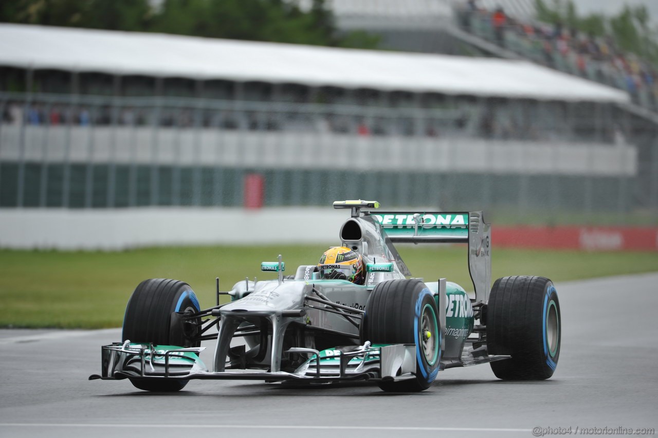 GP CANADA, 07.06.2013- Prove Libere 1, Lewis Hamilton (GBR) Mercedes AMG F1 W04 