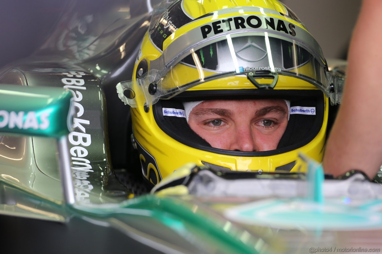 GP CANADA, 07.06.2013- Prove Libere 1, Nico Rosberg (GER) Mercedes AMG F1 W04 