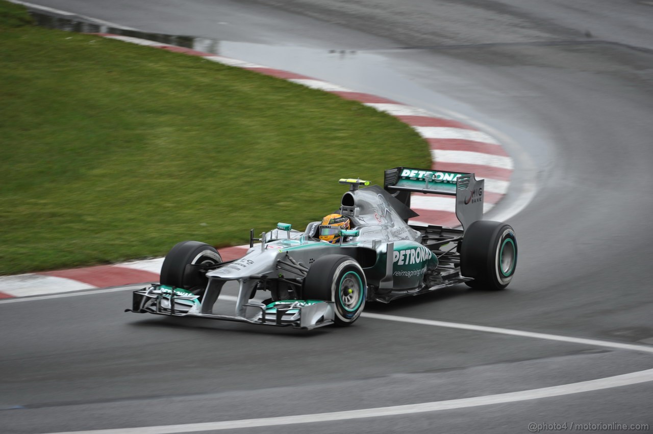 GP CANADA, 07.06.2013- Prove Libere 1, Lewis Hamilton (GBR) Mercedes AMG F1 W04 