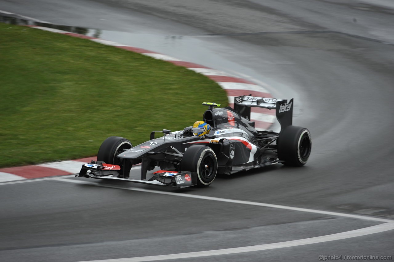 GP CANADA, 07.06.2013- Prove Libere 1, Esteban Gutierrez (MEX), Sauber F1 Team C32