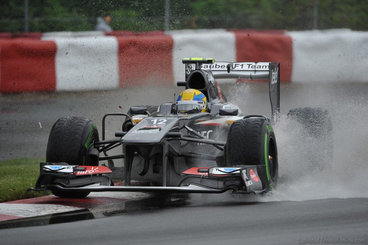 GP CANADA, 07.06.2013- Prove Libere 1, Esteban Gutierrez (MEX), Sauber F1 Team C32