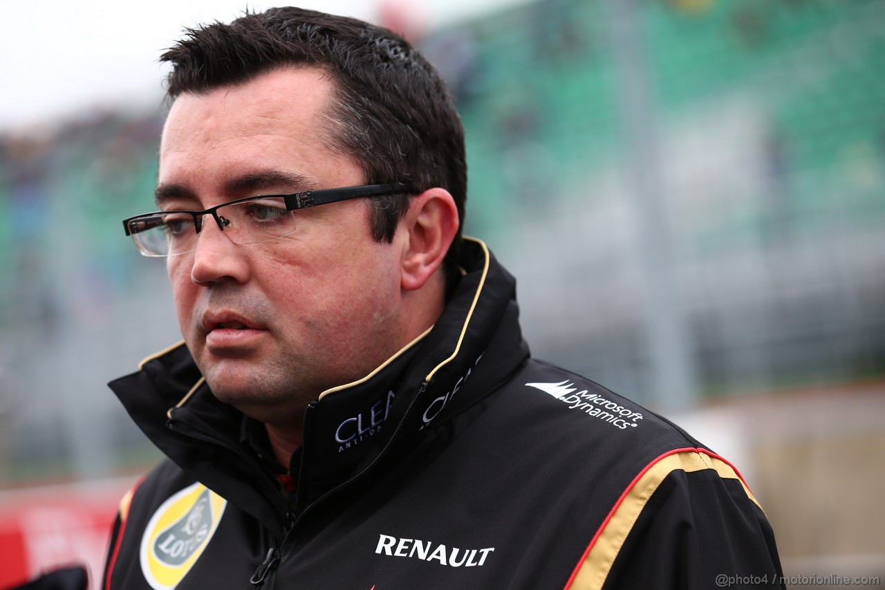 GP CANADA, 07.06.2013- Prove Libere 1, Eric Boullier (FRA), Team Manager, Renault F1 Team