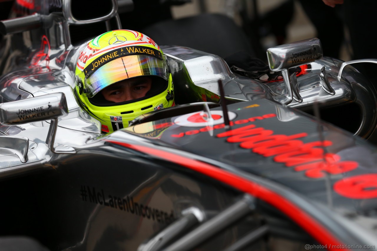 GP CANADA, 07.06.2013- Prove Libere 1, Sergio Perez (MEX) McLaren MP4-28