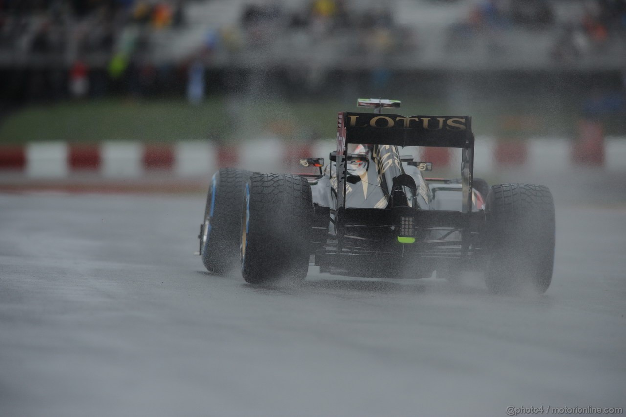 GP CANADA, 07.06.2013- Prove Libere 1, Romain Grosjean (FRA) Lotus F1 Team E213 