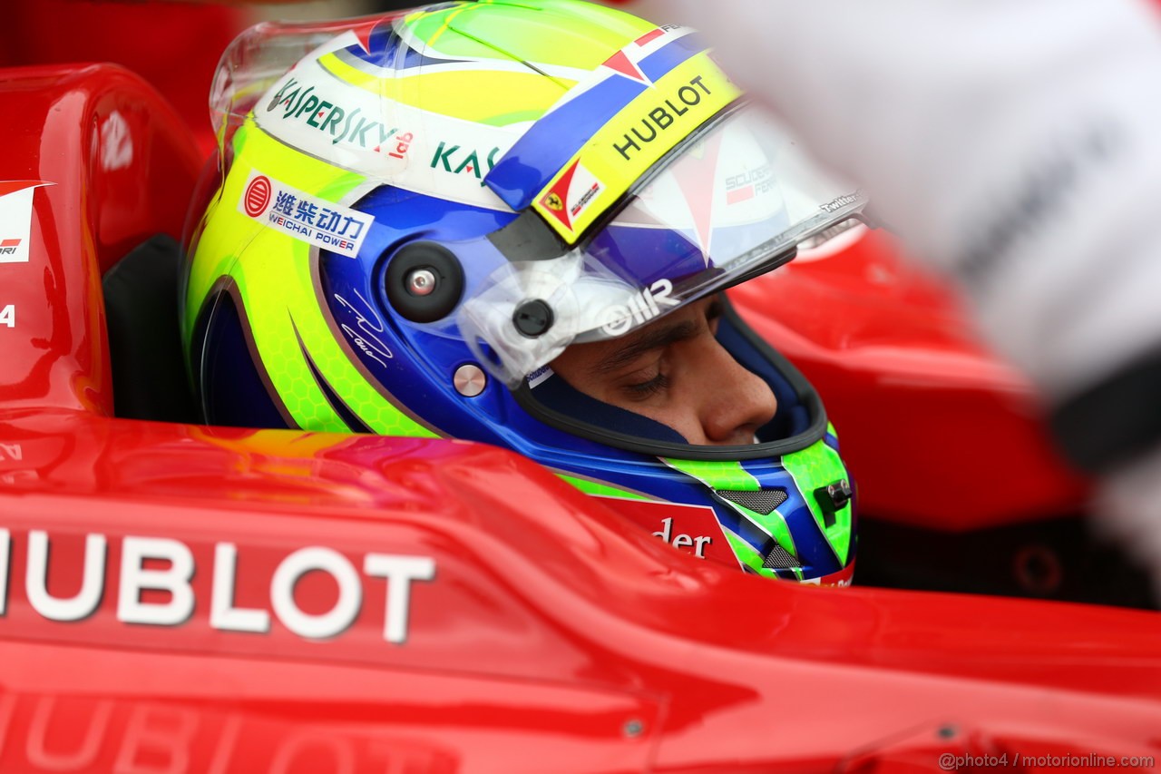 GP CANADA, 07.06.2013- Prove Libere 1, Felipe Massa (BRA) Ferrari F138