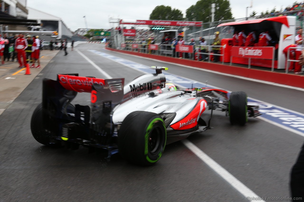 GP CANADA, 07.06.2013- Prove Libere 1, Sergio Perez (MEX) McLaren MP4-28