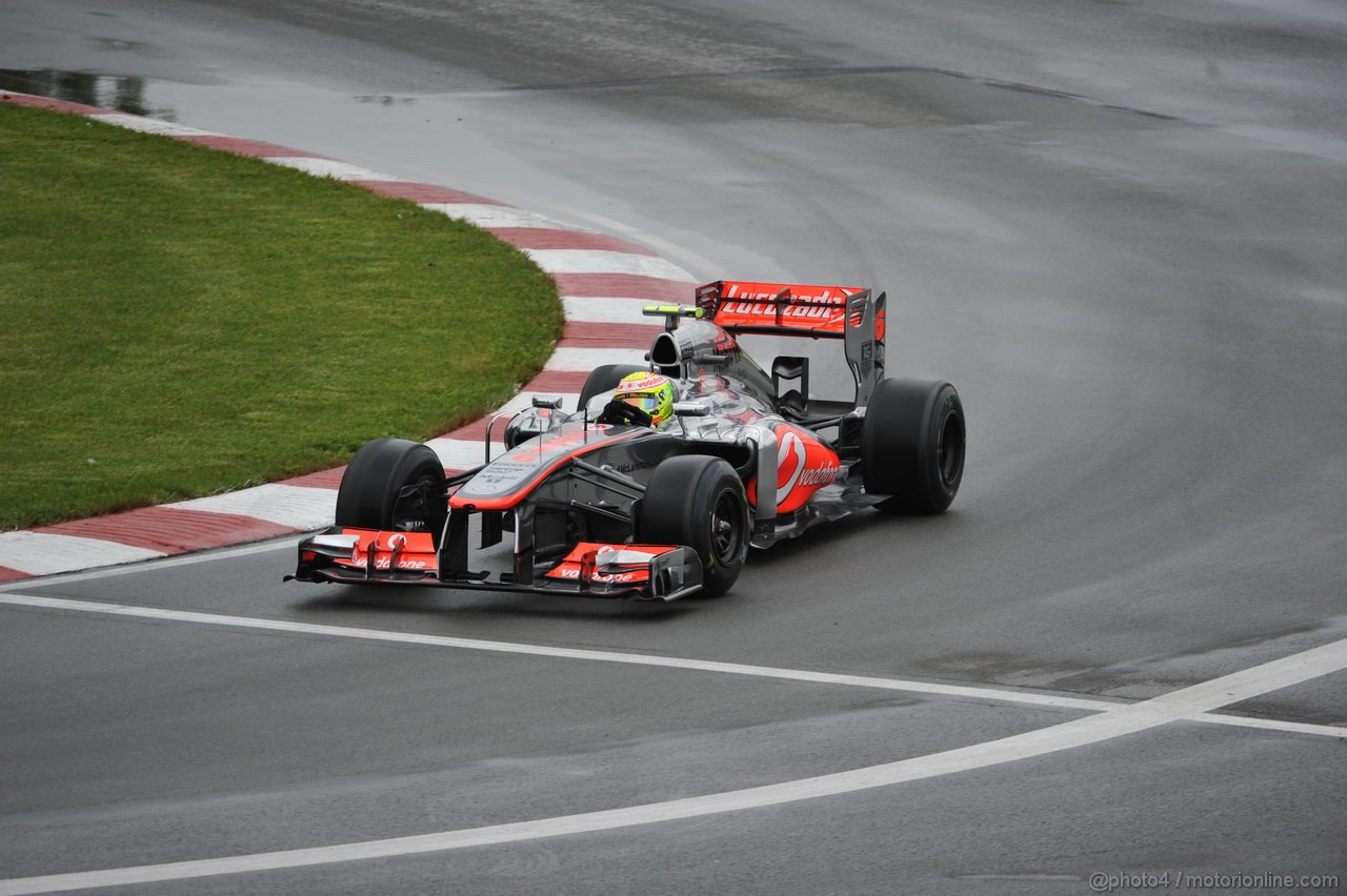 GP CANADA, 07.06.2013- Prove Libere 1, Sergio Perez (MEX) McLaren MP4-28