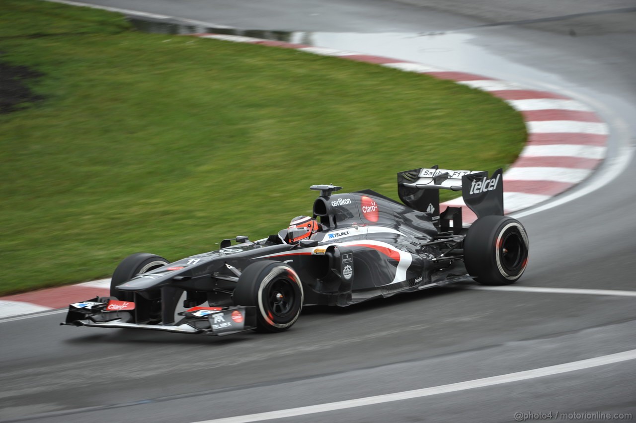 GP CANADA, 07.06.2013- Prove Libere 1, Nico Hulkenberg (GER) Sauber F1 Team C32 