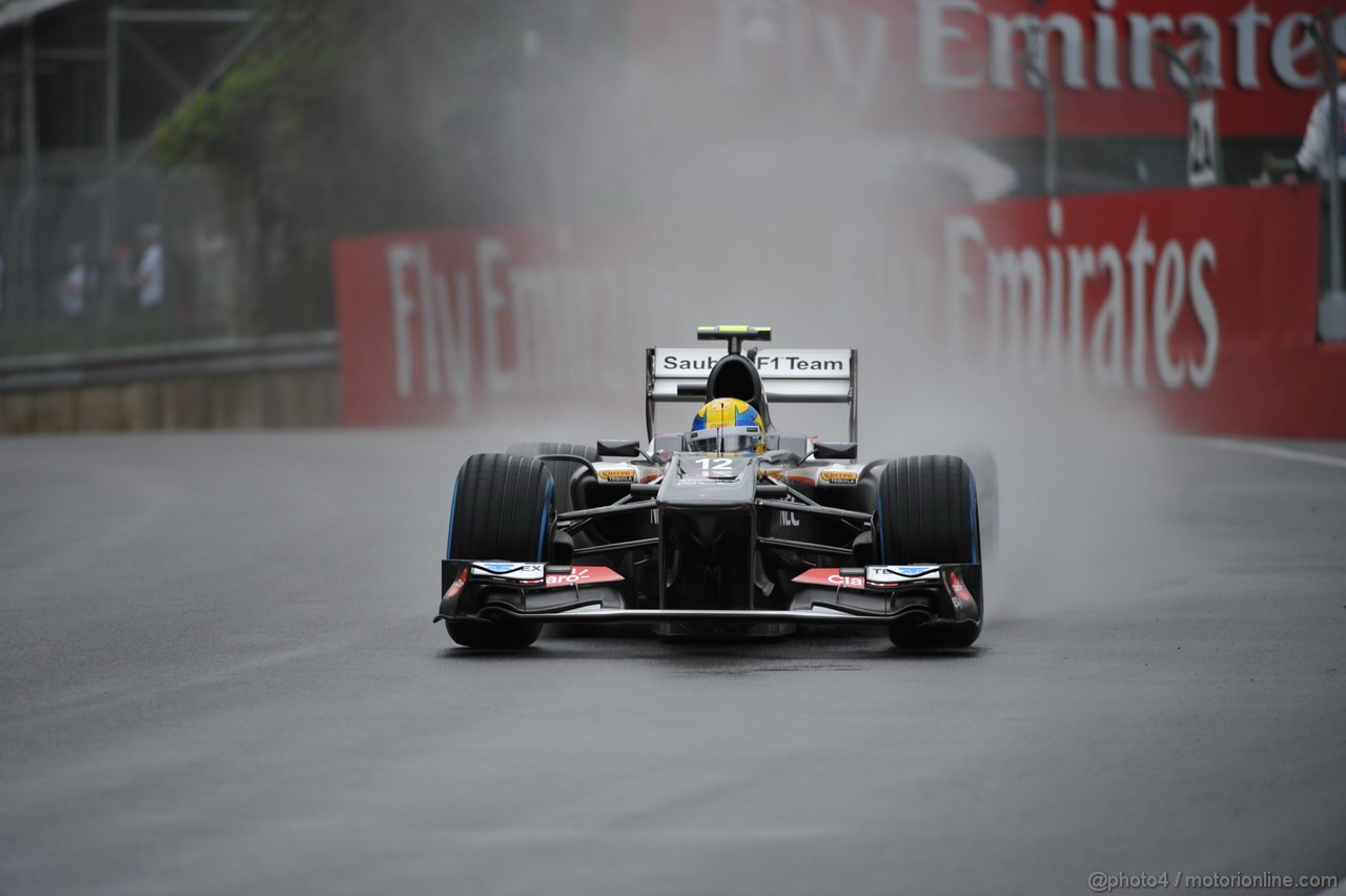 GP CANADA, 07.06.2013- Prove Libere 1, Esteban Gutierrez (MEX), Sauber F1 Team C32