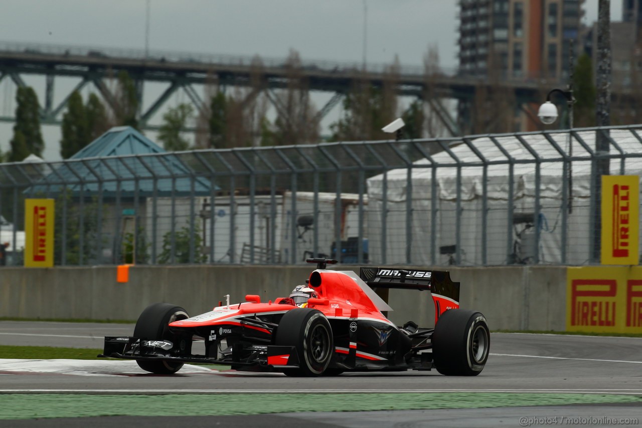 GP CANADA, 07.06.2013- Prove Libere 2, Max Chilton (GBR), Marussia F1 Team MR02