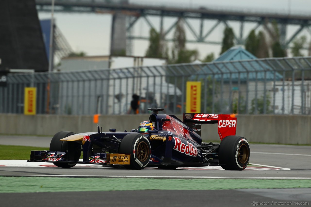 GP CANADA, 07.06.2013- Prove Libere 2, Jean-Eric Vergne (FRA) Scuderia Toro Rosso STR8