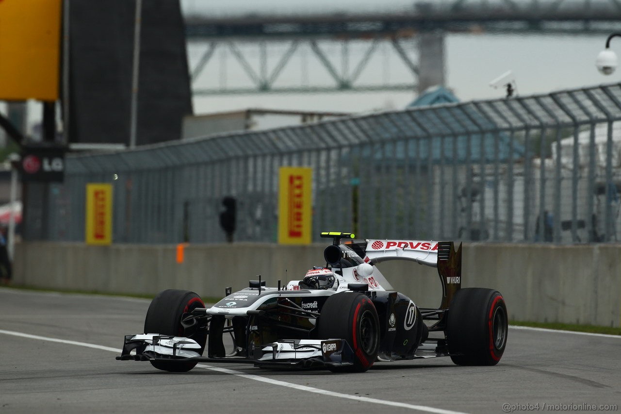 GP CANADA, 07.06.2013- Prove Libere 2, Valtteri Bottas (FIN), Williams F1 Team FW35