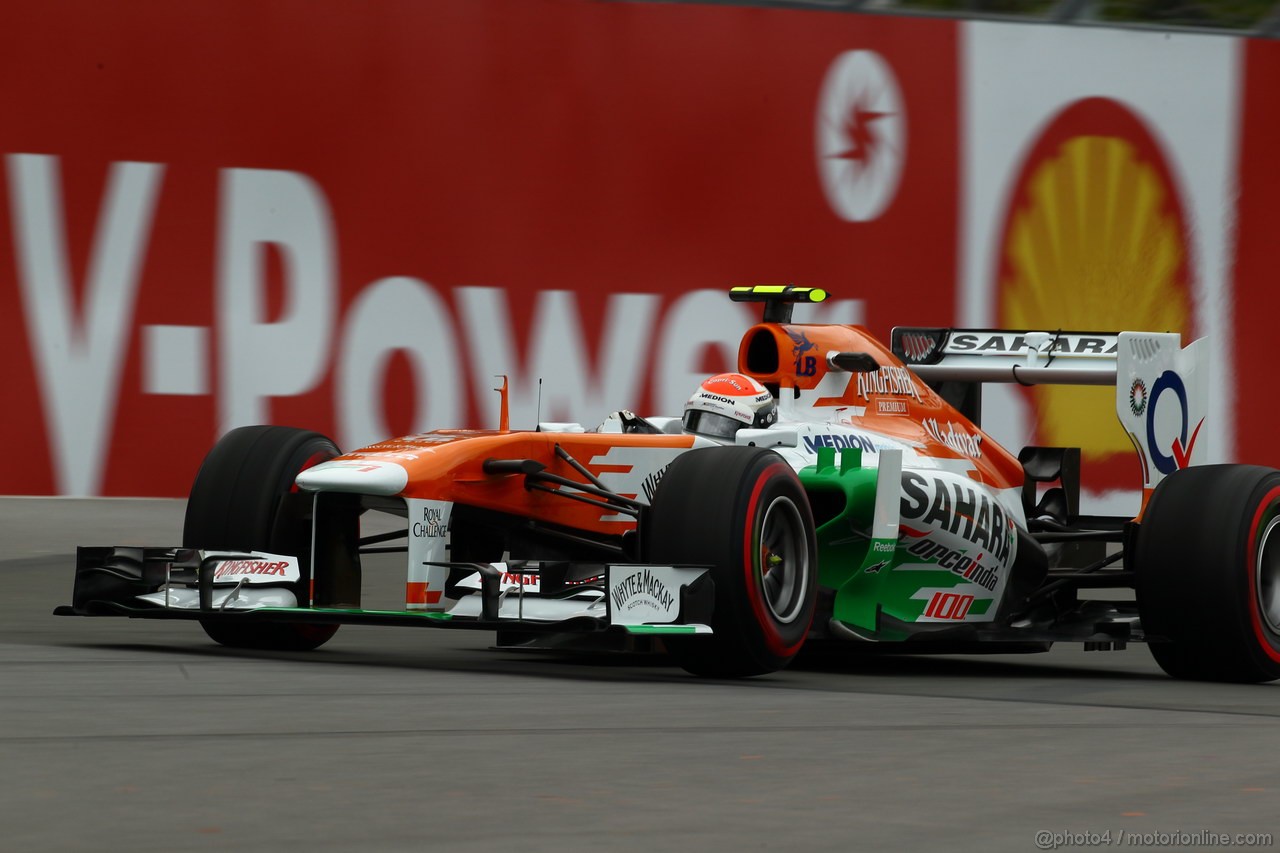 GP CANADA, 07.06.2013- Prove Libere 2, Adrian Sutil (GER), Sahara Force India F1 Team VJM06