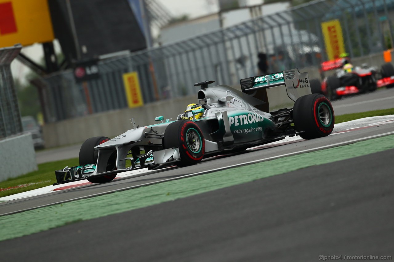 GP CANADA, 07.06.2013- Prove Libere 2, Nico Rosberg (GER) Mercedes AMG F1 W04