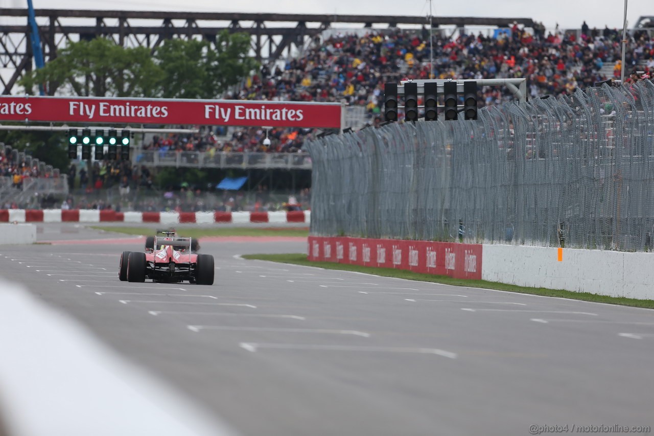 GP CANADA, 07.06.2013- Prove Libere 2, Felipe Massa (BRA) Ferrari F138