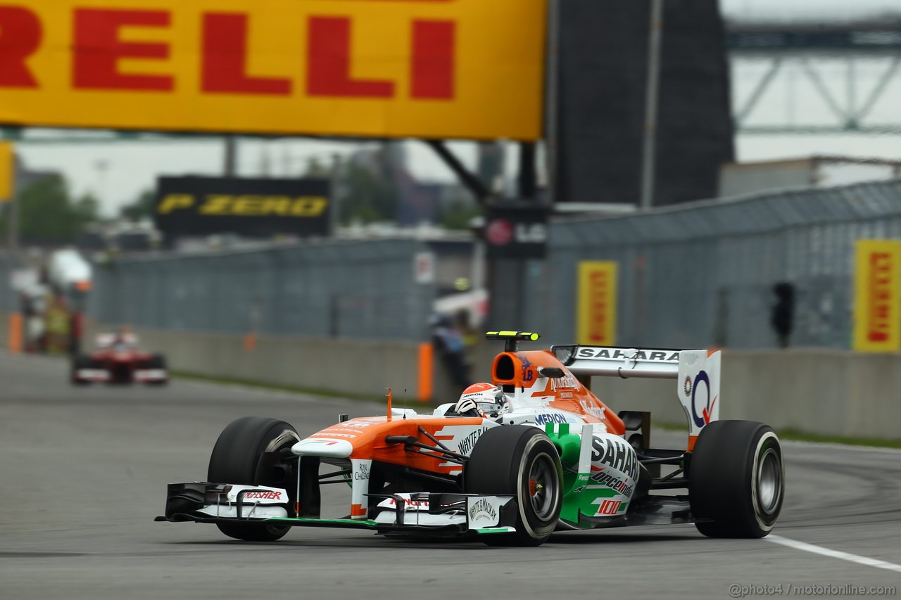 GP CANADA, 07.06.2013- Prove Libere 2, Adrian Sutil (GER), Sahara Force India F1 Team VJM06