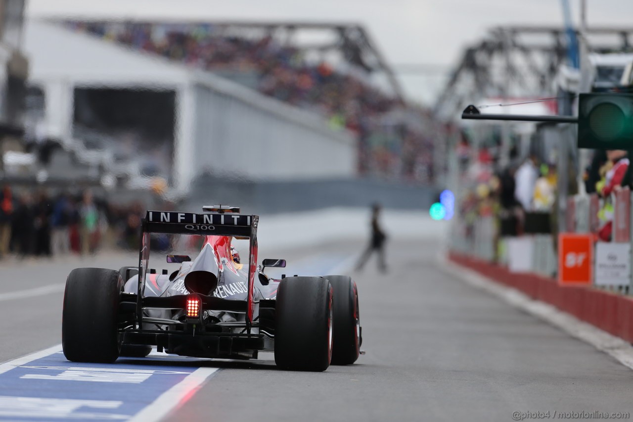 GP CANADA, 07.06.2013- Prove Libere 2, Sebastian Vettel (GER) Red Bull Racing RB9 