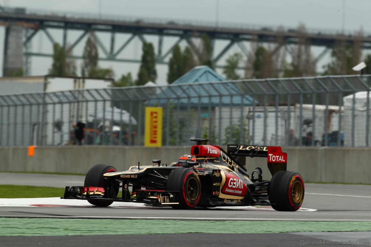 GP CANADA, 07.06.2013- Prove Libere 2, Kimi Raikkonen (FIN) Lotus F1 Team E21