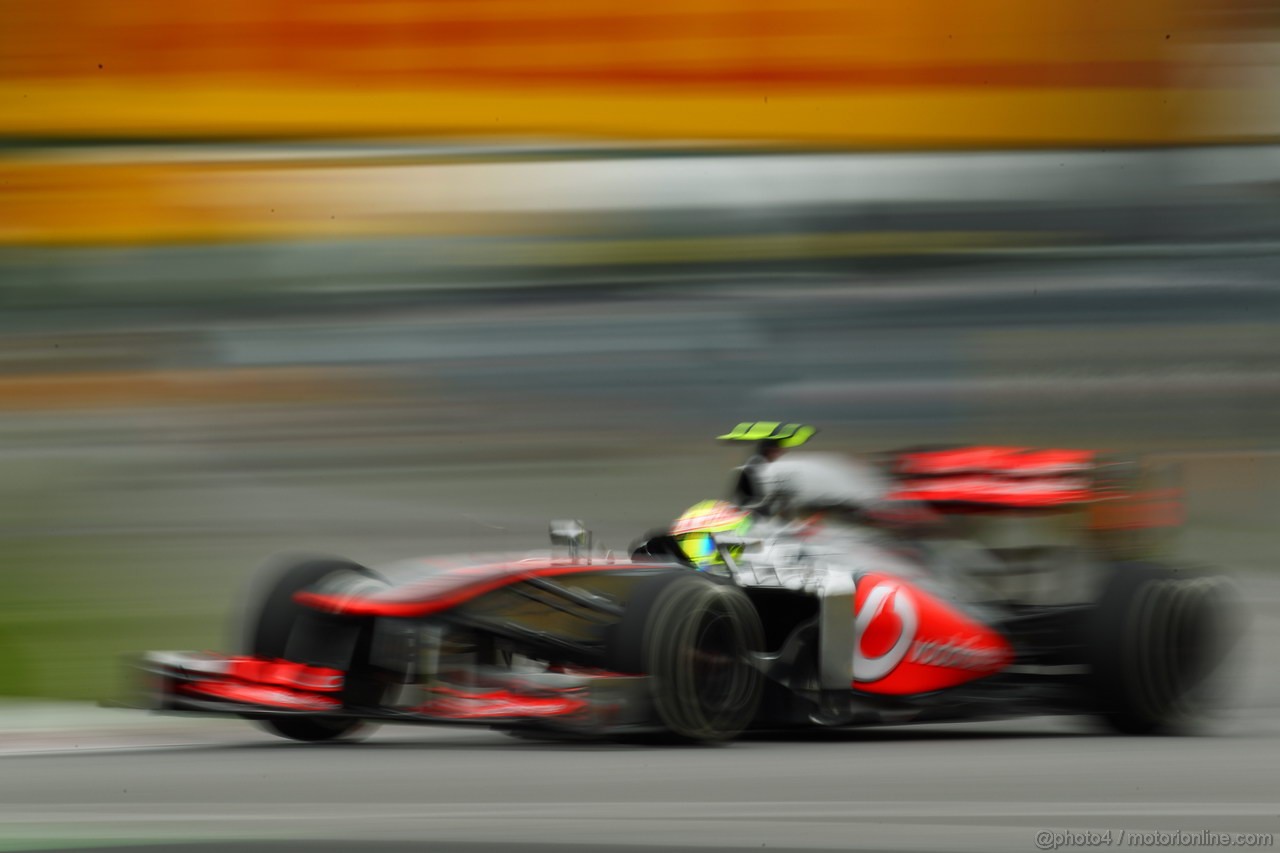 GP CANADA, 07.06.2013- Prove Libere 2, Sergio Perez (MEX) McLaren MP4-28