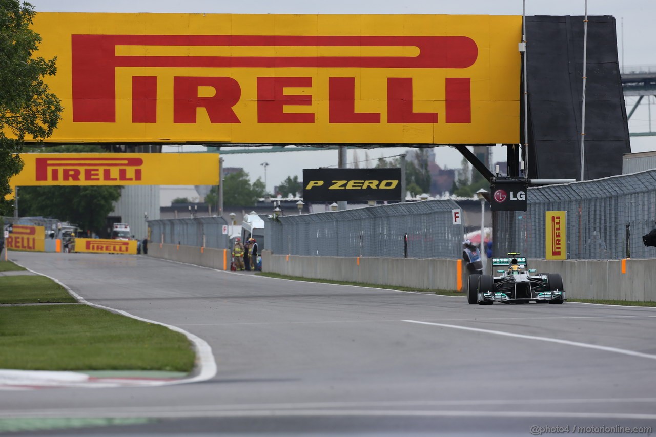 GP CANADA, 07.06.2013- Prove Libere 2, Lewis Hamilton (GBR) Mercedes AMG F1 W04