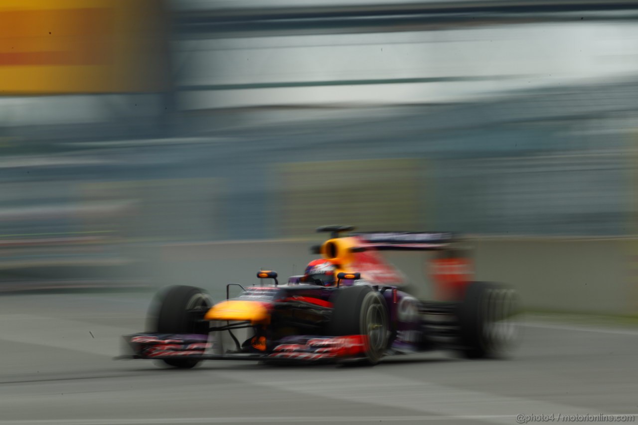 GP CANADA, 07.06.2013- Prove Libere 2, Sebastian Vettel (GER) Red Bull Racing RB9 