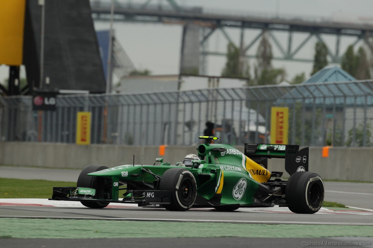 GP CANADA, 07.06.2013- Prove Libere 2, Giedo Van der Garde (NED), Caterham F1 Team CT03