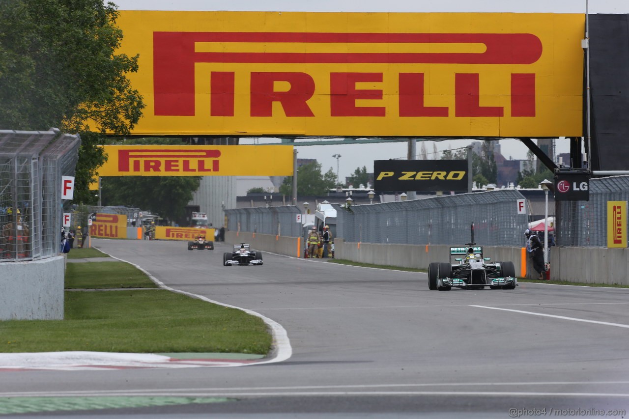 GP CANADA, 07.06.2013- Prove Libere 2, Nico Rosberg (GER) Mercedes AMG F1 W04