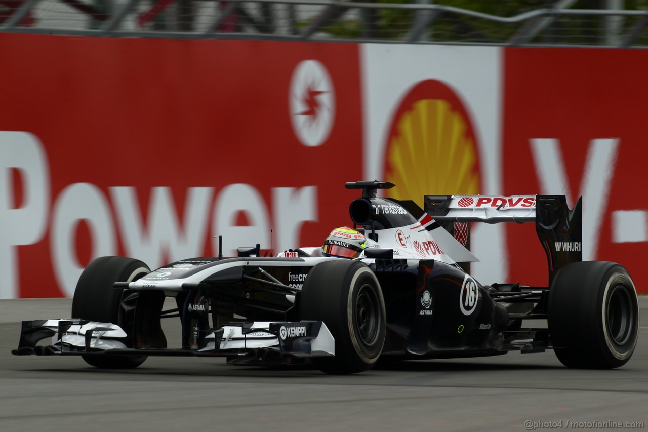 GP CANADA, 07.06.2013- Prove Libere 2, Pastor Maldonado (VEN) Williams F1 Team FW35