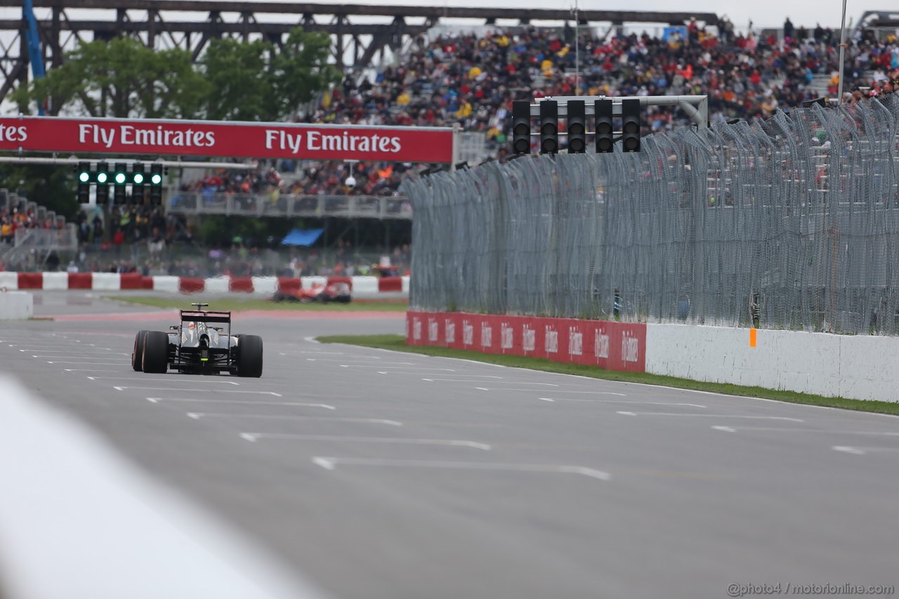 GP CANADA, 07.06.2013- Prove Libere 2, Romain Grosjean (FRA) Lotus F1 Team E213