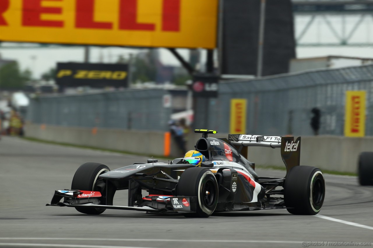 GP CANADA, 07.06.2013- Prove Libere 2, Esteban Gutierrez (MEX), Sauber F1 Team C32