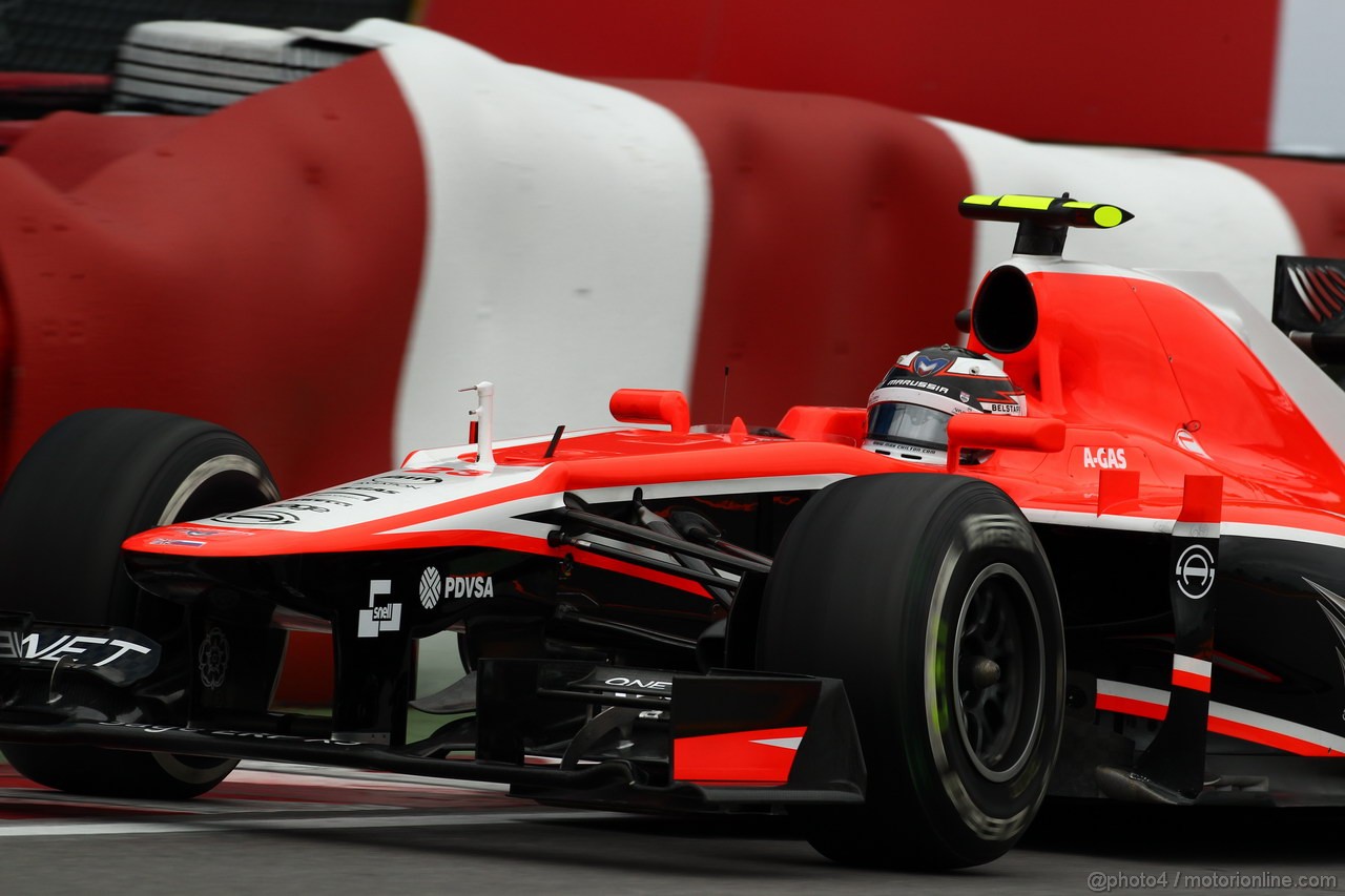 GP CANADA, 07.06.2013- Prove Libere 2, Max Chilton (GBR), Marussia F1 Team MR02