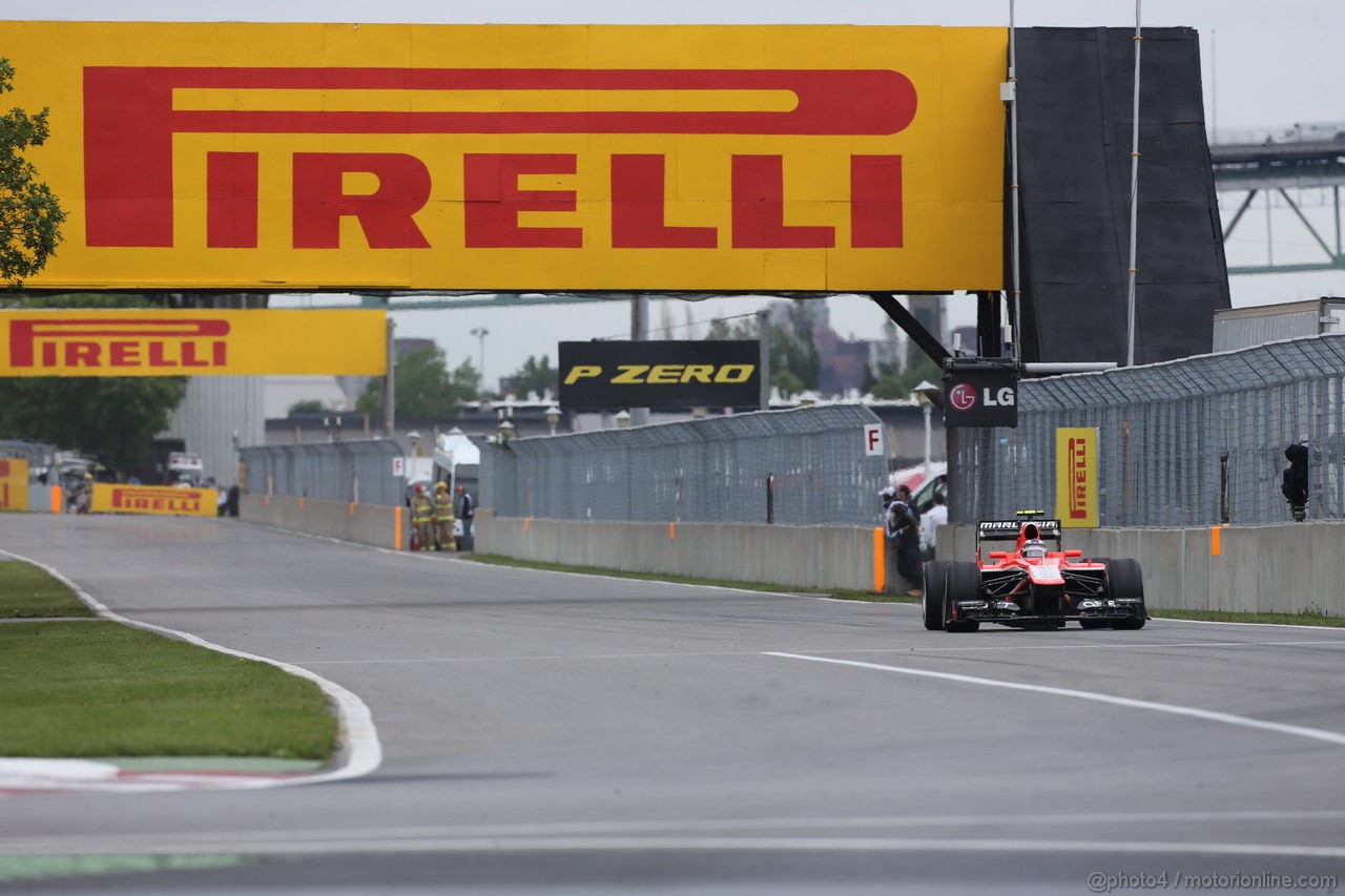 GP CANADA, 07.06.2013- Prove Libere 2, Max Chilton (GBR), Marussia F1 Team MR02