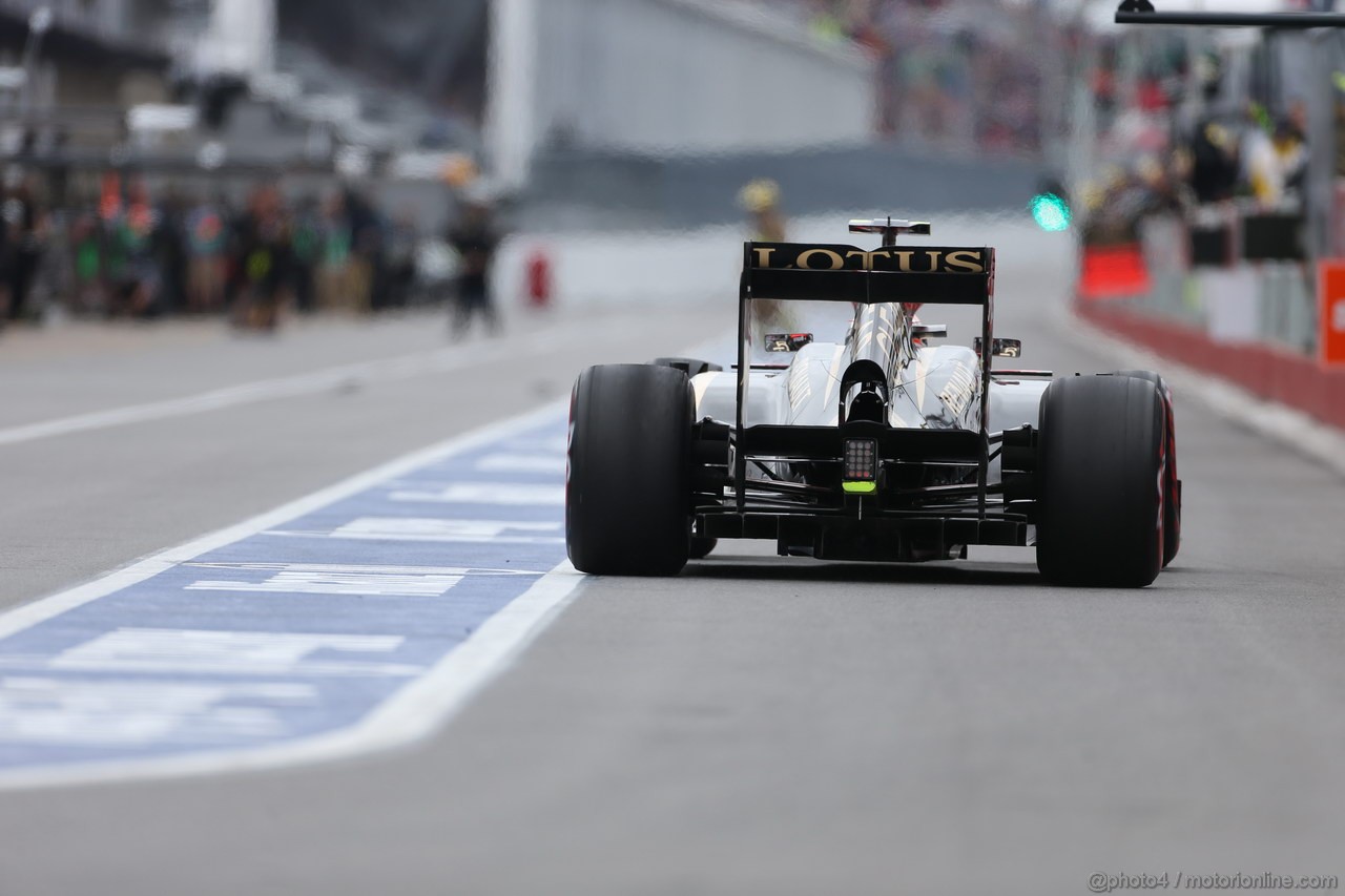 GP CANADA, 07.06.2013- Prove Libere 2, Romain Grosjean (FRA) Lotus F1 Team E213