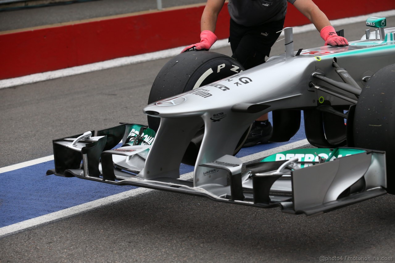 GP CANADA, 07.06.2013- Prove Libere 2,  Lewis Hamilton (GBR) Mercedes AMG F1 W04 Frontal Wing