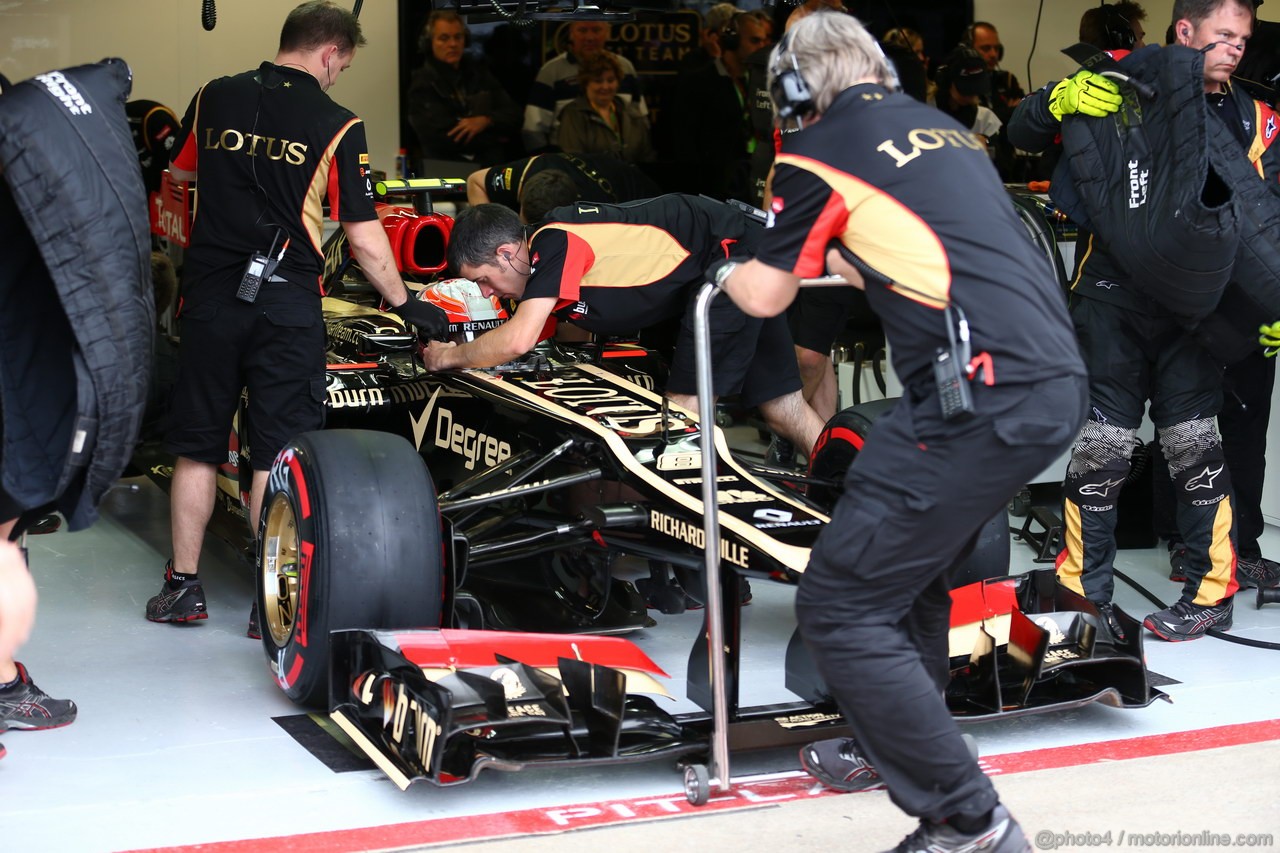 GP CANADA, 07.06.2013- Prove Libere 2, Romain Grosjean (FRA) Lotus F1 Team E213