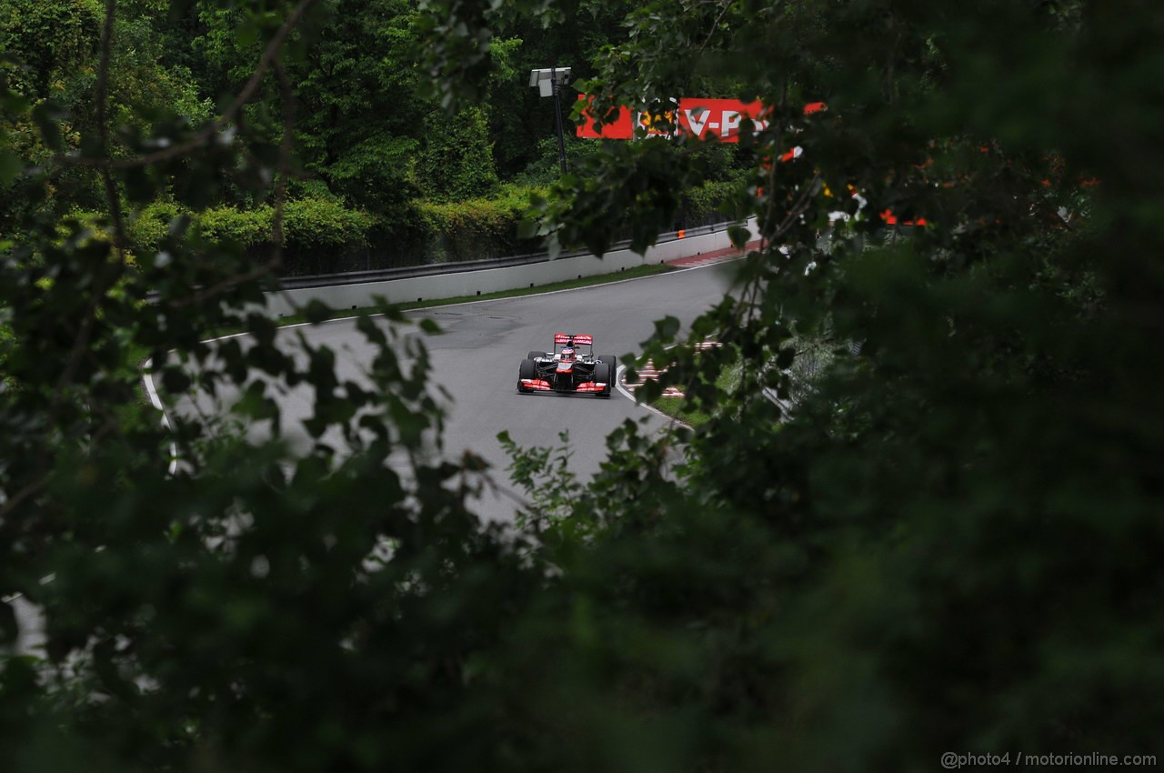 GP CANADA, 07.06.2013- Prove Libere 2, Jenson Button (GBR) McLaren Mercedes MP4-28