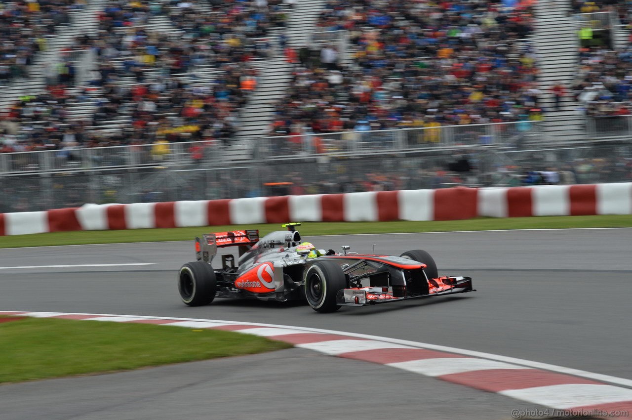 GP CANADA, 07.06.2013- Prove Libere 2, Sergio Perez (MEX) McLaren MP4-28