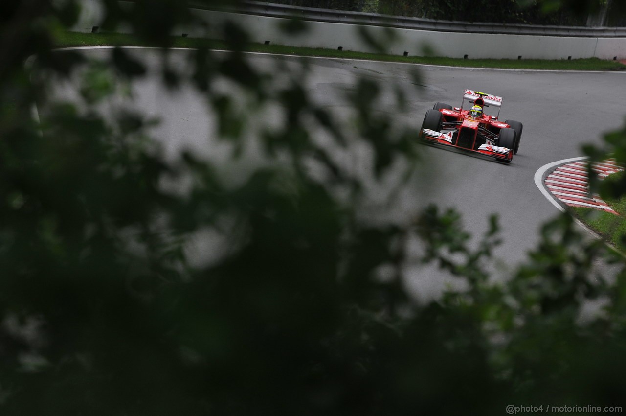 GP CANADA, 07.06.2013- Prove Libere 2, Felipe Massa (BRA) Ferrari F138