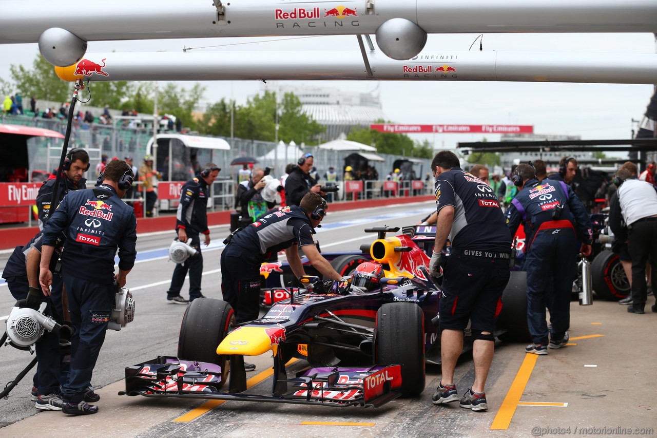 GP CANADA, 07.06.2013- Prove Libere 2, Sebastian Vettel (GER) Red Bull Racing RB9