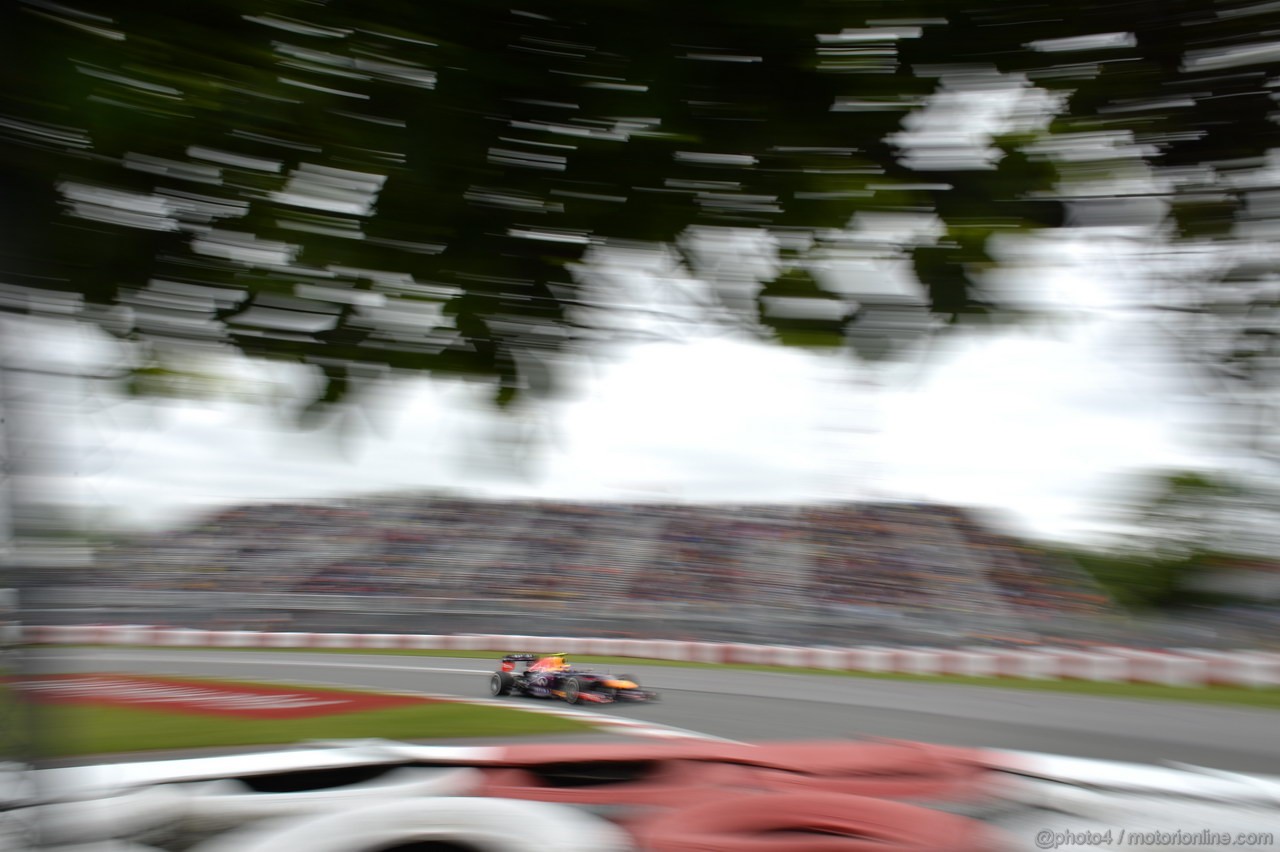 GP CANADA, 07.06.2013- Prove Libere 2, Mark Webber (AUS) Red Bull Racing RB9