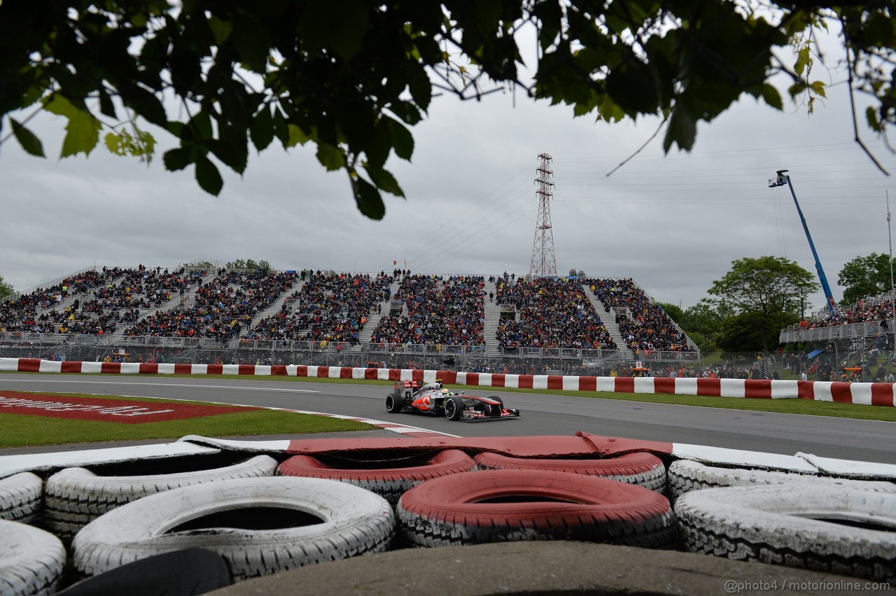 GP CANADA, 07.06.2013- Prove Libere 2, Sergio Perez (MEX) McLaren MP4-28