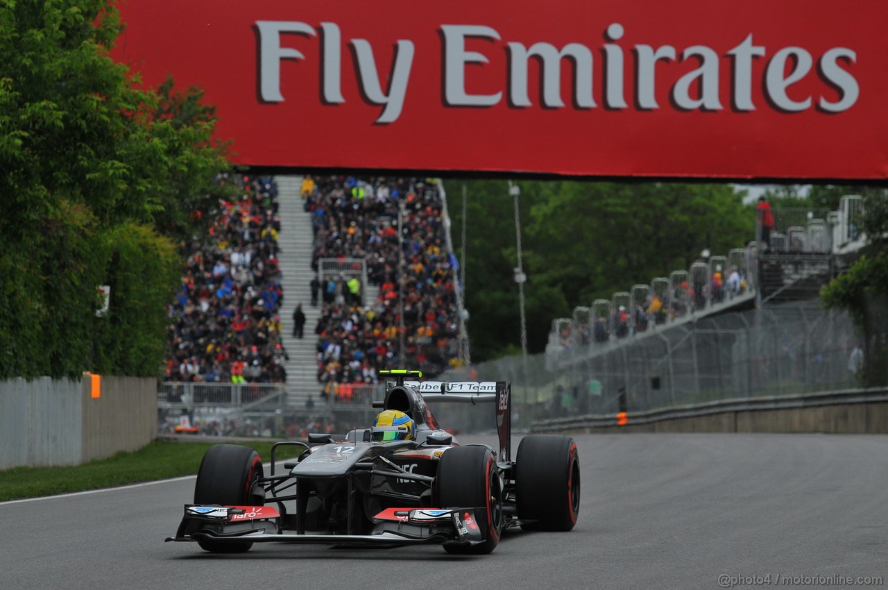 GP CANADA, 07.06.2013- Prove Libere 2, Esteban Gutierrez (MEX), Sauber F1 Team C32