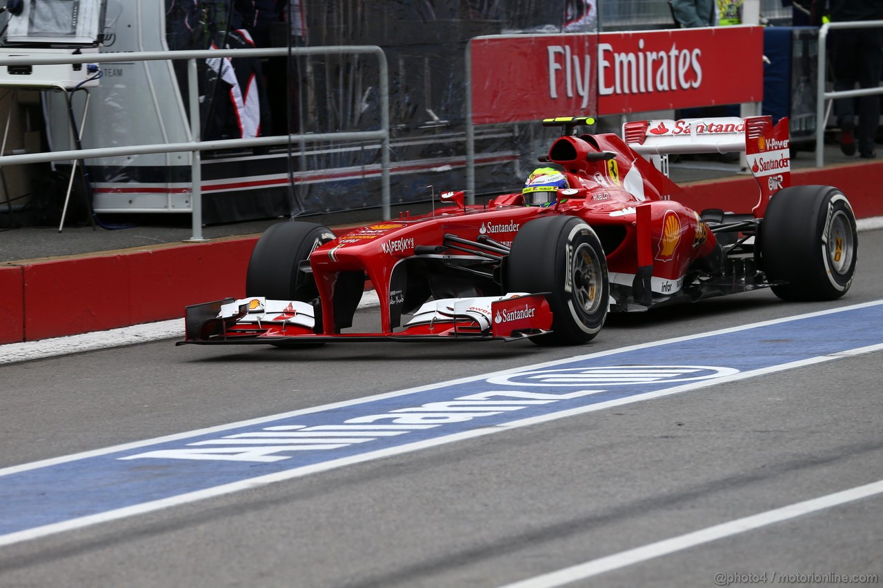 GP CANADA, 07.06.2013- Prove Libere 2, Felipe Massa (BRA) Ferrari F138