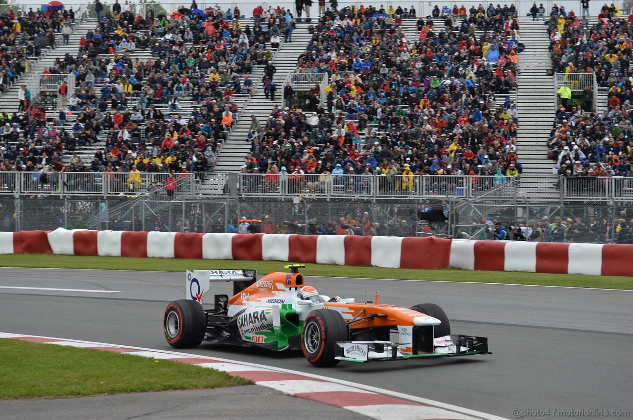 GP CANADA, 07.06.2013- Prove Libere 2, Adrian Sutil (GER), Sahara Force India F1 Team VJM06