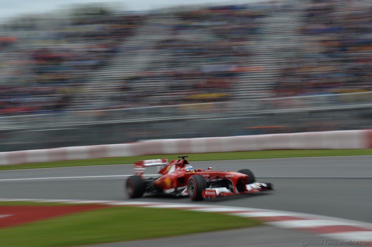 GP CANADA, 07.06.2013- Prove Libere 2, Fernando Alonso (ESP) Ferrari F138