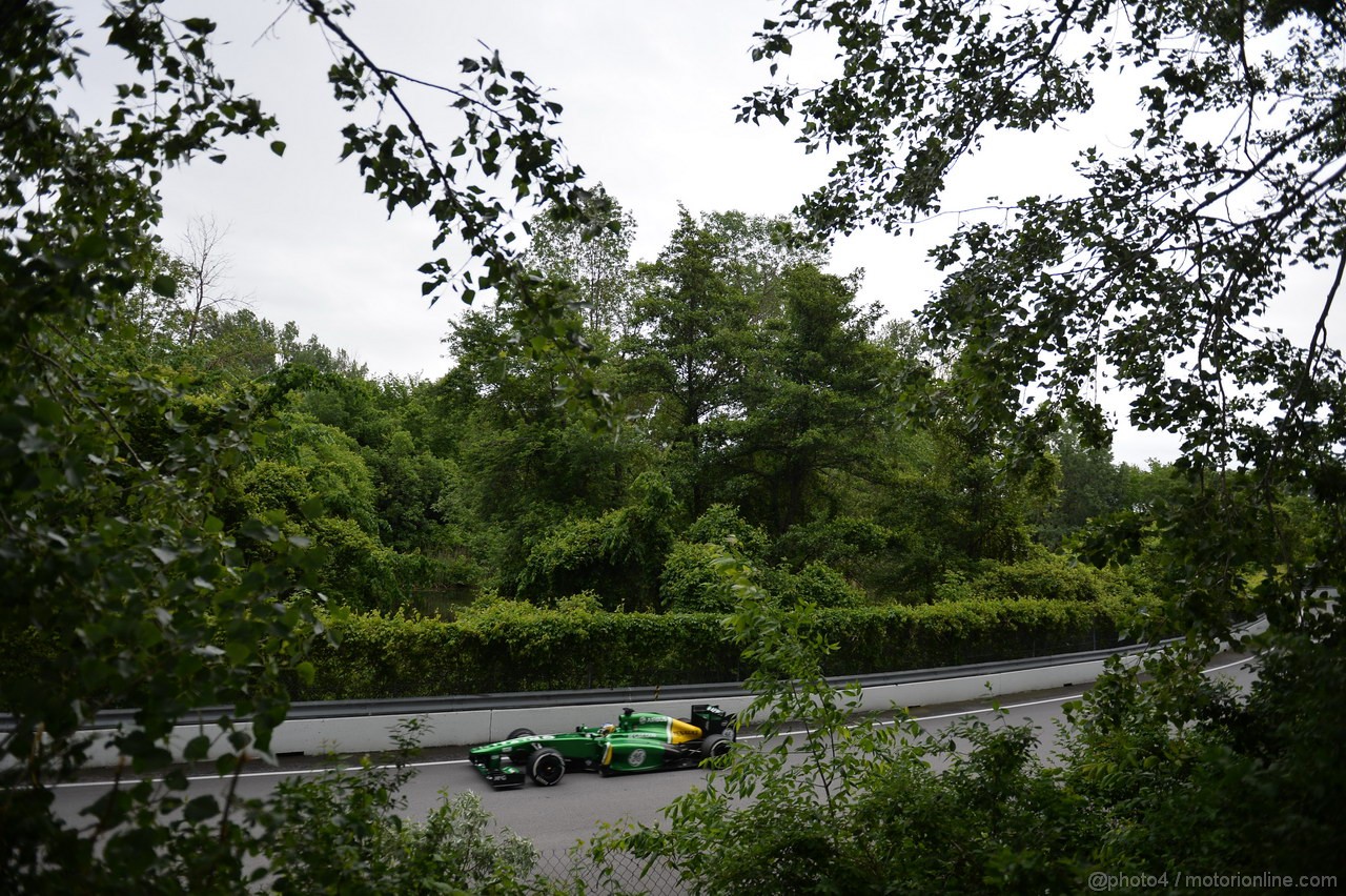 GP CANADA, 07.06.2013- Prove Libere 2, Charles Pic (FRA) Caterham F1 Team CT03