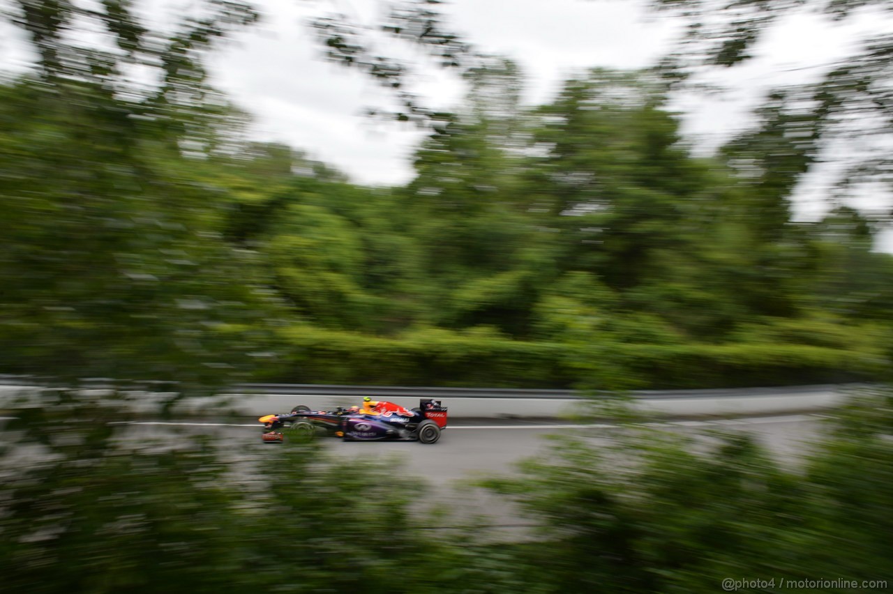 GP CANADA, 07.06.2013- Prove Libere 2, Mark Webber (AUS) Red Bull Racing RB9